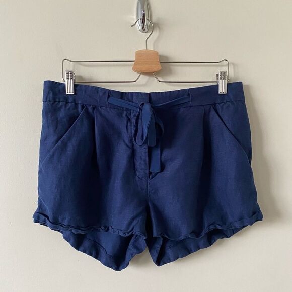 ARITZIA-WILFRED Free Allegra Short -Navy (Size:10) - Picture 2 of 6
